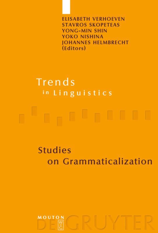 Studies on Grammaticalization 1