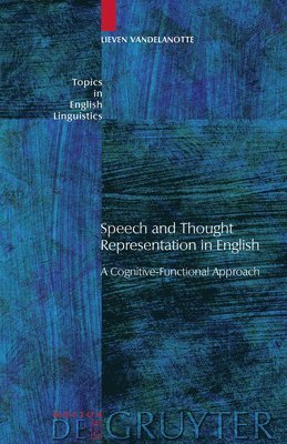 bokomslag Speech and Thought Representation in English