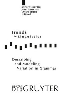 bokomslag Describing and Modeling Variation in Grammar