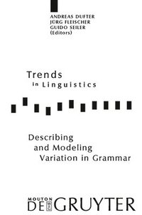 bokomslag Describing and Modeling Variation in Grammar