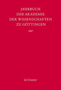bokomslag Jahrbuch der Gttinger Akademie der Wissenschaften, Jahrbuch der Gttinger Akademie der Wissenschaften (2007)