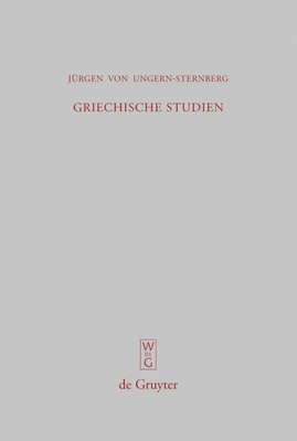 bokomslag Griechische Studien