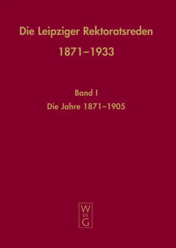 Franz Häuser - Die Leipziger Rektoratsreden 1871-1933, Inbunden. Tillgänglighet: Tillfälligt slut