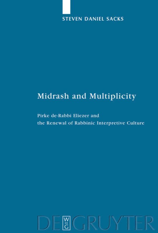 Steven Daniel Sacks - Midrash and Multiplicity, Inbunden