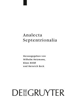 Analecta Septentrionalia 1