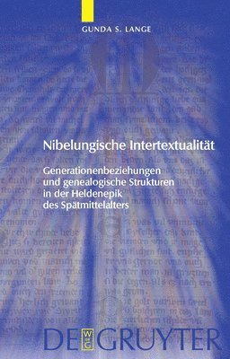 bokomslag Nibelungische Intertextualitt