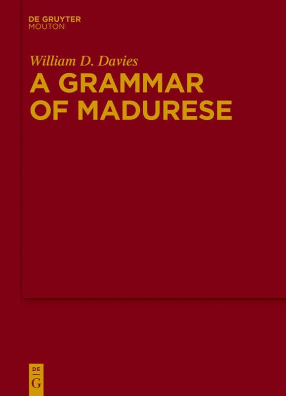 A Grammar of Madurese 1