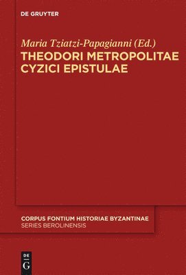 Theodori Metropolitae Cyzici Epistulae 1