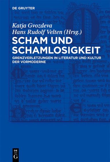 Katja Gvozdeva, Hans Rudolf Velten - Scham und Schamlosigkeit, Inbunden
