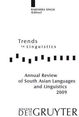 Annual Review of South Asian Languages and Linguistics 1