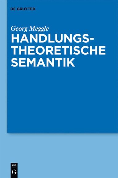 bokomslag Handlungstheoretische Semantik