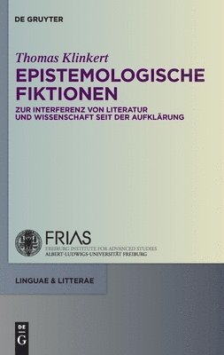 Thomas Klinkert - Epistemologische Fiktionen, Inbunden