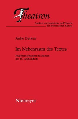 Anke Detken - Im Nebenraum Des Textes, Inbunden