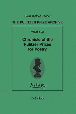 Chronicle of the Pulitzer Prizes for Poetry