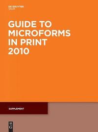 bokomslag Guide to Microforms in Print: Supplement