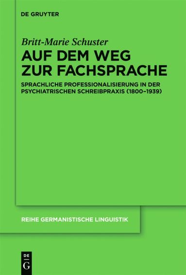 bokomslag Auf dem Weg zur Fachsprache