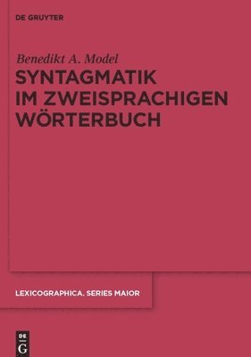 bokomslag Syntagmatik im zweisprachigen Wrterbuch