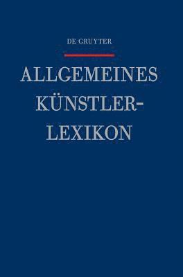 bokomslag Allgemeines Künstler Lexikon