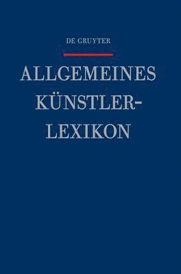 bokomslag Allgemeines Künstler Lexikon