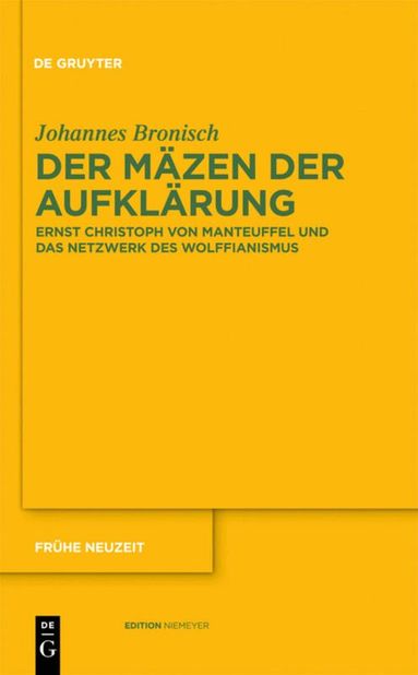 Johannes Bronisch - Mäzen der Aufklärung, Inbunden