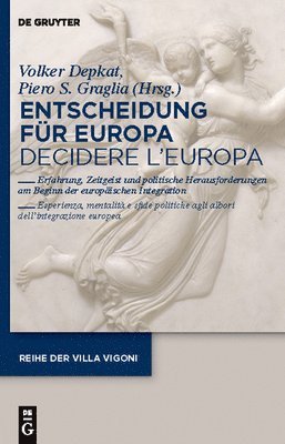 bokomslag Entscheidung für Europa - Decidere l'Europa