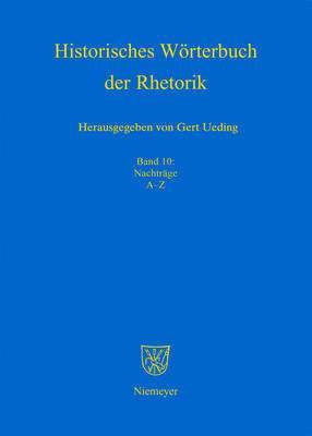 Gert Ueding - Nachträge A - Z, Inbunden