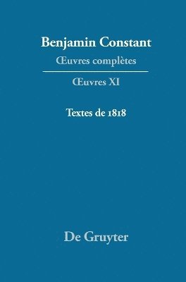 Textes de 1818 1