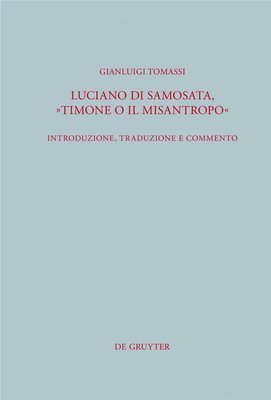 bokomslag Luciano di Samosata, &quot;Timone o il misantropo&quot;