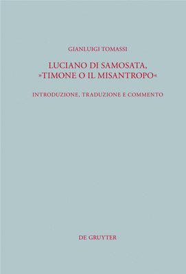 bokomslag Luciano di Samosata, "Timone o il misantropo"