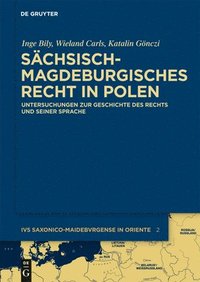 bokomslag Schsisch-magdeburgisches Recht in Polen