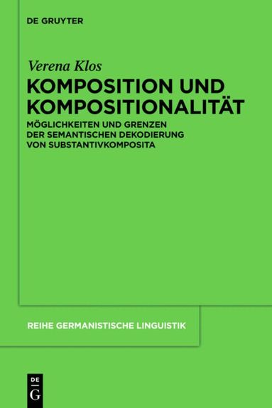 Verena Klos - Komposition und Kompositionalität, Inbunden