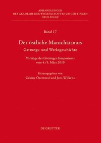 bokomslag Der stliche Manichismus  Gattungs- und Werksgeschichte