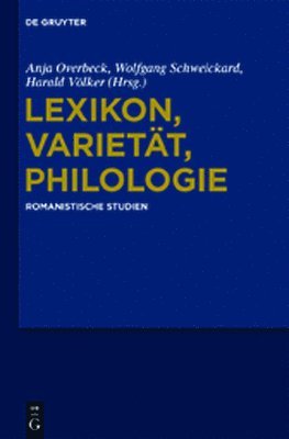 bokomslag Lexikon, Variett, Philologie