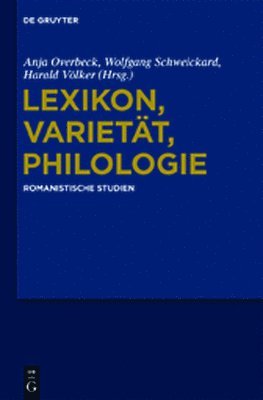 Lexikon, Varietät, Philologie
