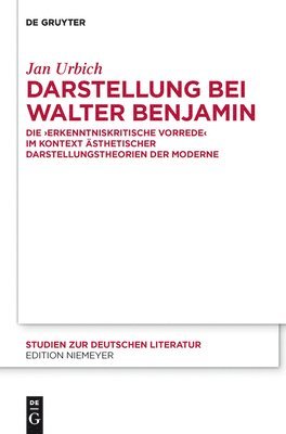 bokomslag Darstellung bei Walter Benjamin