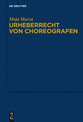 bokomslag Urheberrecht von Choreografen