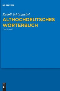 bokomslag Althochdeutsches Worterbuch