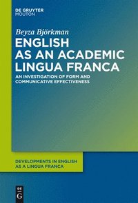 bokomslag English as an Academic Lingua Franca