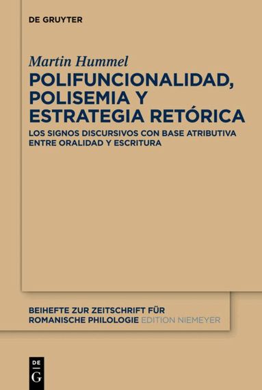 Martin Hummel - Polifuncionalidad, polisemia y estrategia retórica, Inbunden