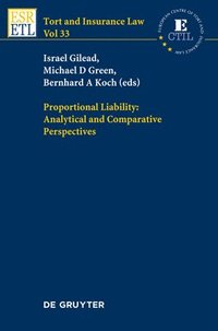 bokomslag Proportional Liability: Analytical and Comparative Perspectives