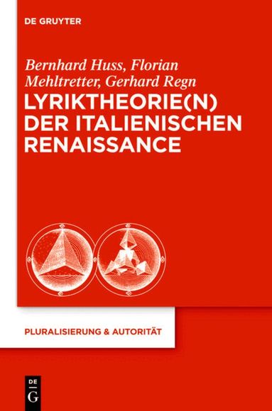 Bernhard Huss, Florian Mehltretter, Gerhard Regn - Lyriktheorie(n) der italienischen Renaissance, Inbunden