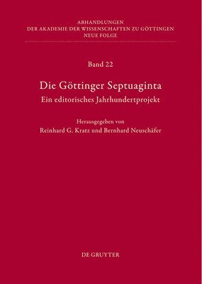 Die Gttinger Septuaginta 1