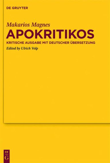 Makarios Magnes, Ulrich Volp - Apokritikos, Inbunden