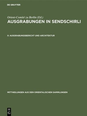 bokomslag Ausgrabungsbericht Und Architektur