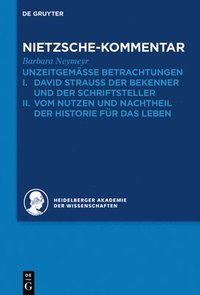 bokomslag Kommentar zu Nietzsches &quot;Unzeitgemssen Betrachtungen&quot;