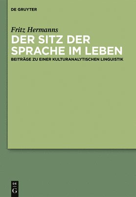 bokomslag Der Sitz der Sprache im Leben