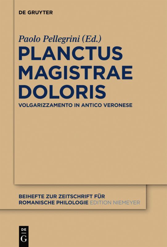 Paolo Pellegrini - Planctus Magistrae Doloris, Inbunden