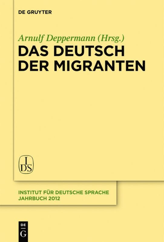Deutsch der Migranten 1