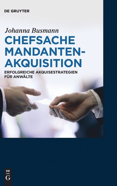 bokomslag Chefsache Mandantenakquisition