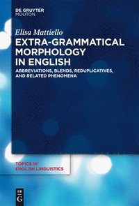 bokomslag Extra-grammatical Morphology in English